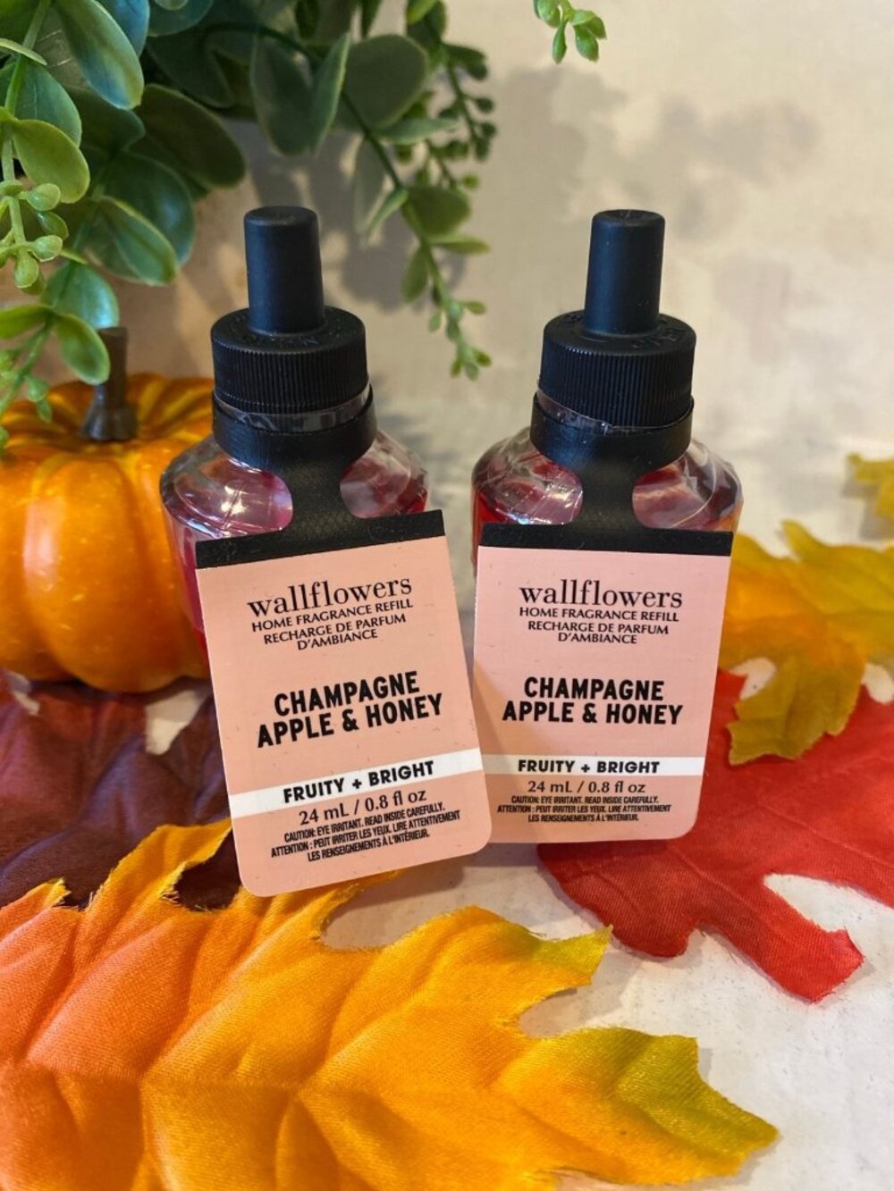 Bath & Body Works “Champagne Apple & Honey” 2 New Wallflowers